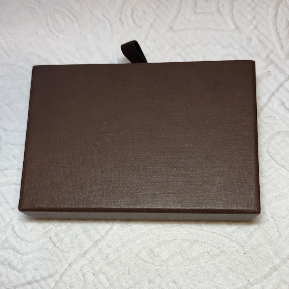 Louis Vuitton Chocolate Brown Box with jewelry pouch